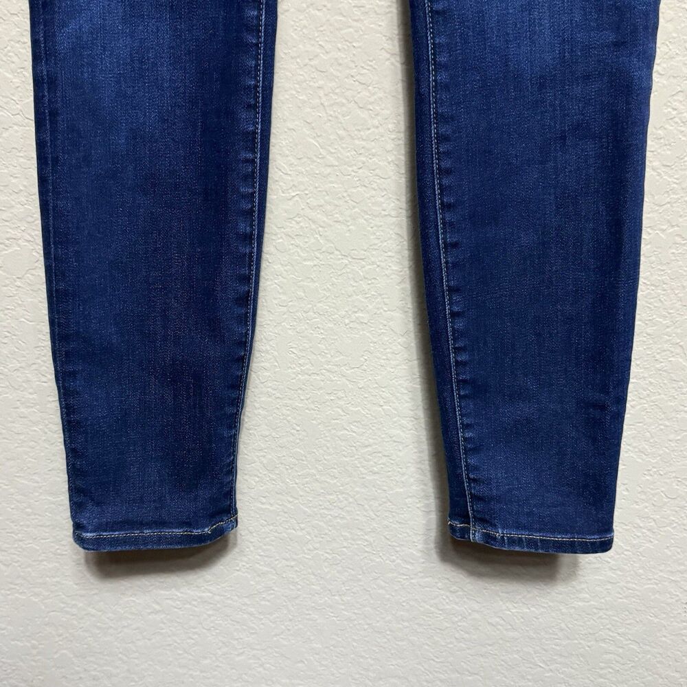 Madewell Larkspur Dark Wash 9-Inch High-Rise Skinny Jeans Women's 25S Stretch - Picture 8 of 16
